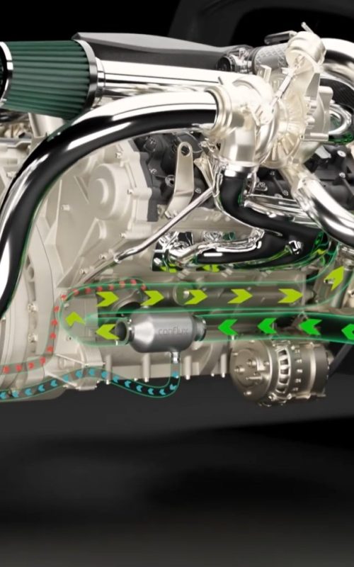 Conflux oil cooler