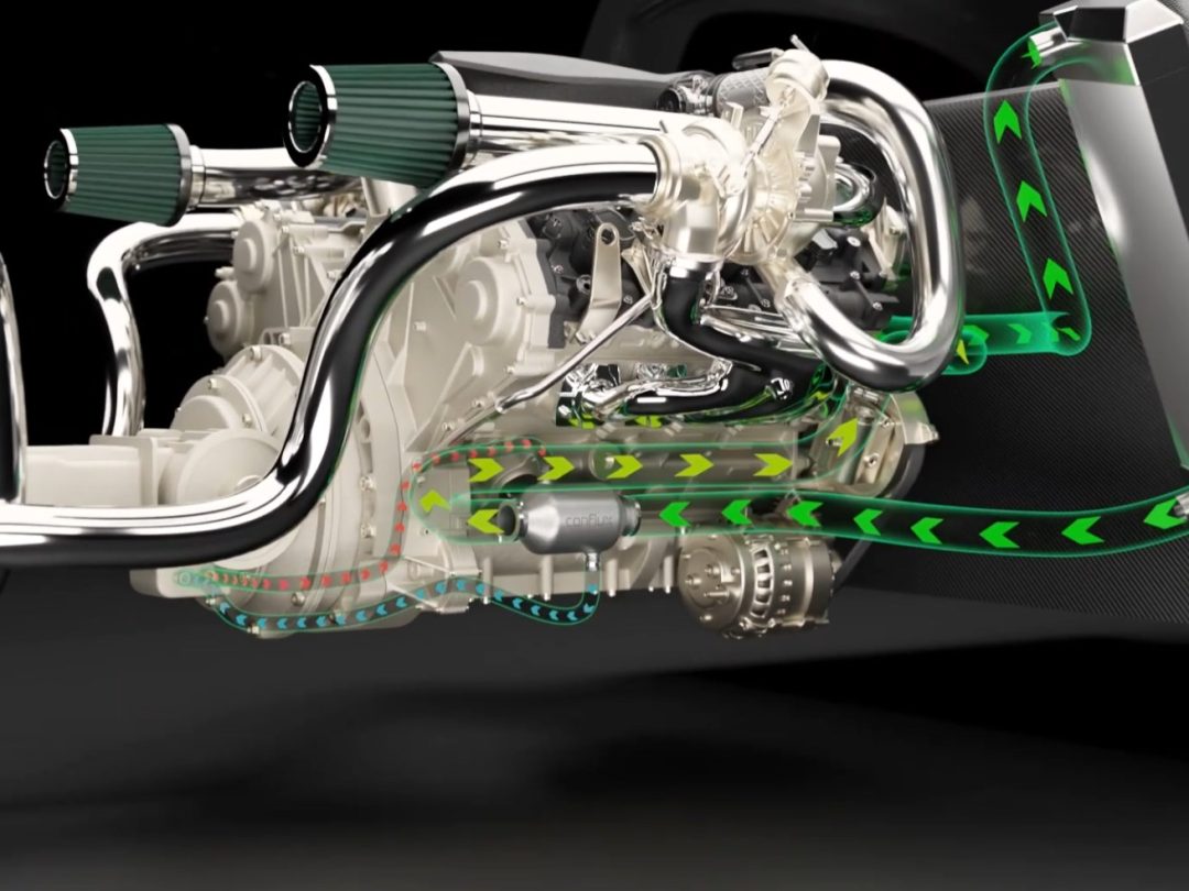 Conflux oil cooler